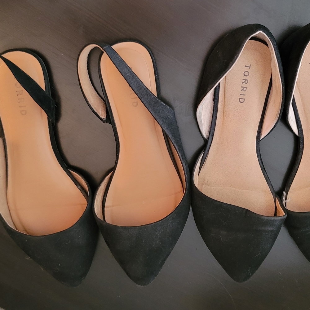 Two pairs of torrid flats